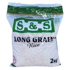 S & S Long Grain Rice 2Kg