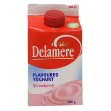 Delamere Strawberry Yogurt 500ml TR